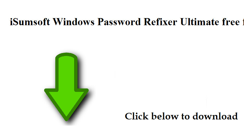 isumsoft password refixer crack